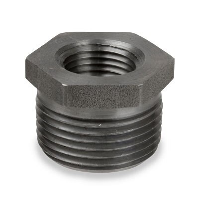 3/4 x 3/8" Steel Male NPT - Female NPT Reducing Hex Bushing  BI-110MC-EC