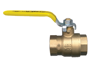 1-1/4" Forged Brass 150 PSI Female NPT Steam Approved Ball Valve  BV2103-J