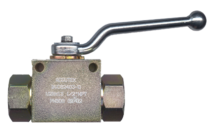 9/16"-18 Steel 7250 PSI Female ORB Ball Valve - 3Pc. Construction  BVCS2434-6