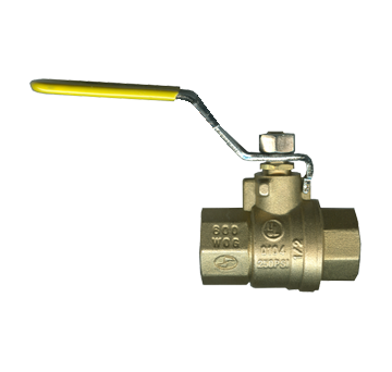 1/2" Forged Brass 600 PSI Female NPT Safety Exhaust Ball Valve w/Locking Handle  BVSE2103-D-LH