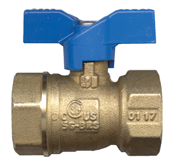 3/8" Forged Brass 5 PSI Female NPT - Female NPT Natural Gas Ball Valve  BVT5103-C