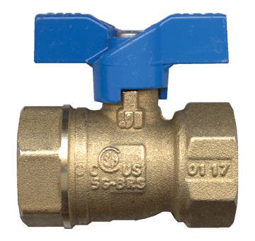 1/2" Forged Brass 5 PSI Female NPT - Female NPT Natural Gas Ball Valve  BVT5103-D