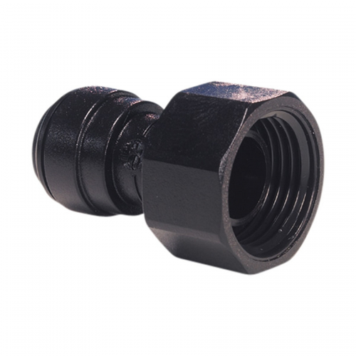 6mm x 3/4" JG® Black Polypropylene CTS Twist Lock - Female BSPP Coupler  CM320616E