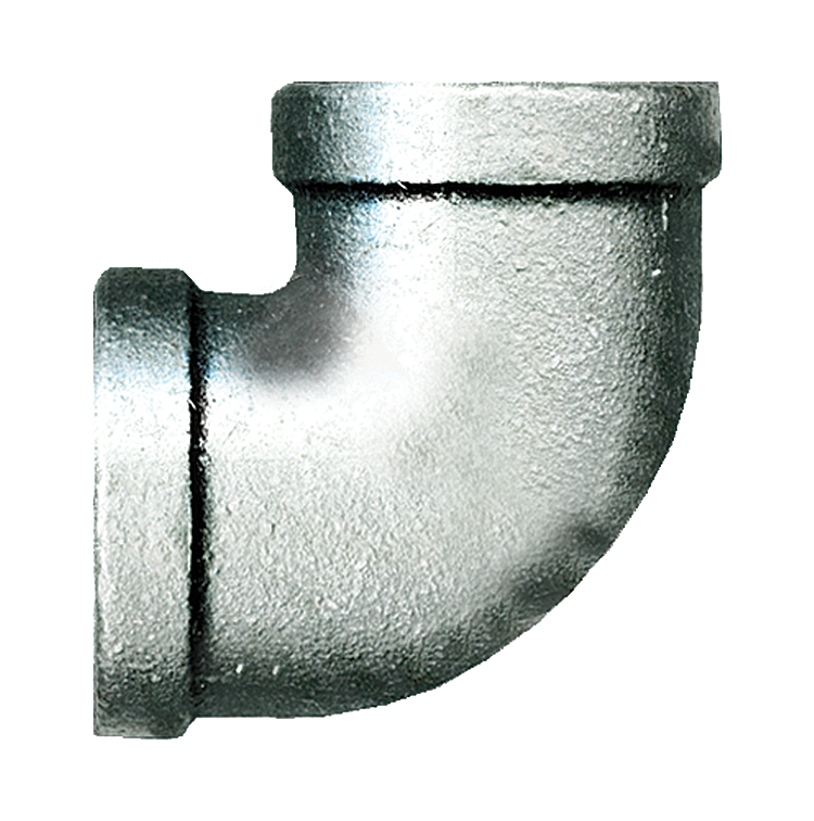 1" Sch. 40 Galvanized Iron Female NPT 90° Elbow  GI-100-H
