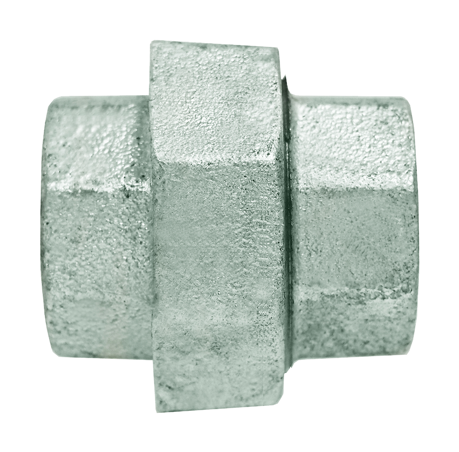 1/2" Sch. 40 Galvanized Iron Female NPT Union  GI-104-D