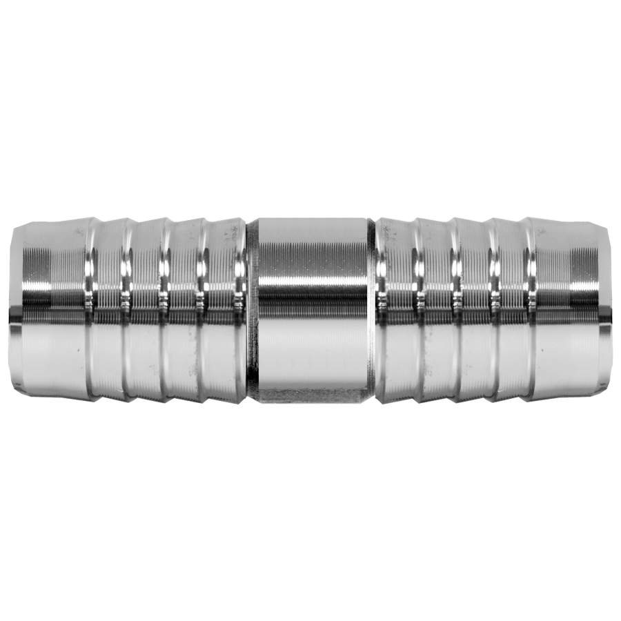 3/4" Galvanized Steel Hose Barb Splice  GI-129-12