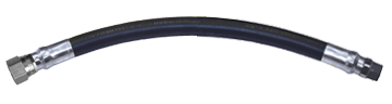3/4 x 300" Female 45° SAE - Male NPT - Type I Nitrile Rubber Natural Gas Hose Assembly  I12C300FS12MP12