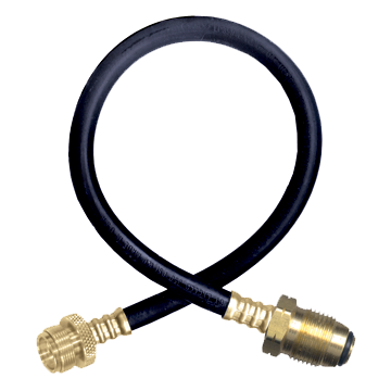 1/4 x 144" Male Primus - Male POL (CGA510) - Type I Thermoplastic Natural Gas Hose Assembly  I4TC144MCPOL