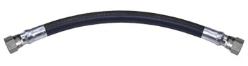 1/2 x 30" Female 45° SAE - Type I Nitrile Rubber Natural Gas Hose Assembly  I8C30FS8FS8