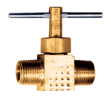 1/8" Lead Free Brass Male NPT Needle Valve  LF-3122-A