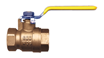 3/8" Lead Free Forged Brass 600 PSI Female NPT Ball Valve  LF-BV4103-C