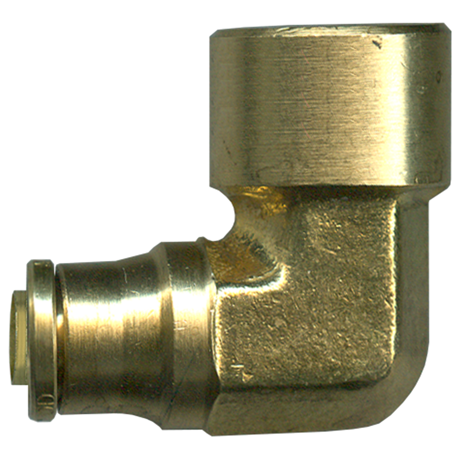 3/8 x 3/8" Brass DOT Push-To-Connect - Female NPT 90° Elbow  PC1470-6C
