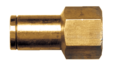 1/4 x 1/4" Brass Push-To-Connect - Female NPT Connector  PC66-4B