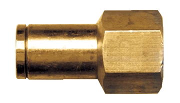 3/8 x 1/4" Brass Push-To-Connect - Female NPT Connector  PC66-6B