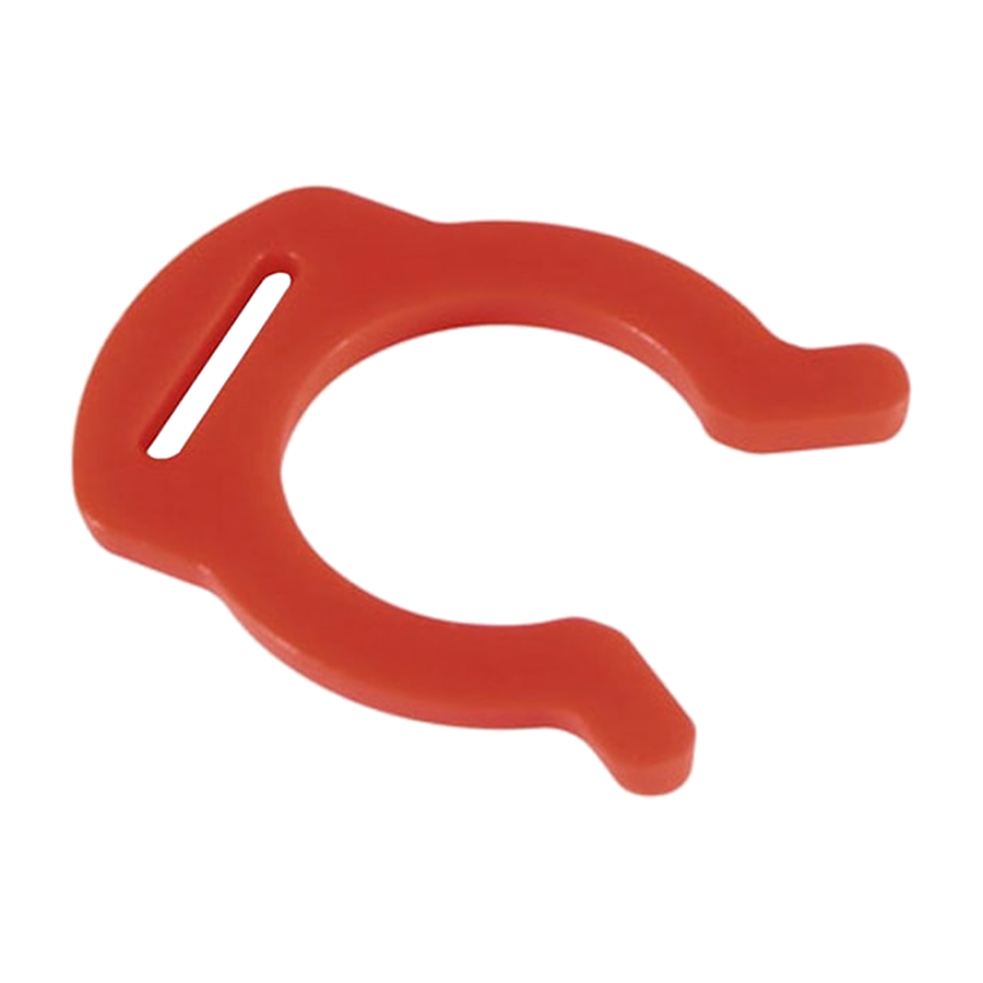 1/4" JG® Hi-Viz Red Push-To-Connect Locking Clip  PIC1808R