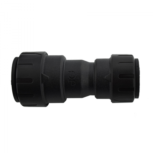 1/2 x 3/8" JG® Black Polysulfone CTS Twist Lock Reducing Union  PSEI202016E