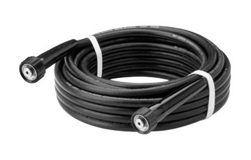 22mm-1.5 x 30' Black 4000 PSI General Purpose Karcher Swivel Pressure Wash Hose Assembly  PW2K-6-30
