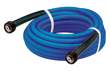 22mm-1.5 x 30' Blue 4000 PSI Non-Marking Karcher Swivel Pressure Wash Hose Assembly  PW3K-6-30