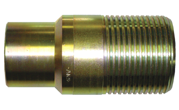 1 x 1" Steel 5,000 PSI High Pressure Thread-To-Connect Hydraulic Q/D Nipple - Female NPT  QD-75N16-16F