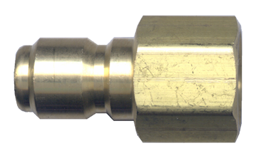 1/4 x 1/4" Brass Pressure Washer Q/D Nipple - Female NPT  QD-BSTN4-4F