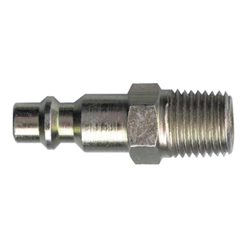 1/4 x 3/8" Steel Industrial Pneumatic Q/D Nipple - Male NPT  QD-INDN4-6M