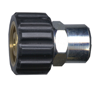 22mm-1.5 w/14mm x 3/8" Steel Pressure Wash Female Swivel - Female NPT Adapter  QD-KARCHER-6F