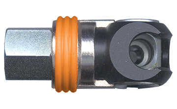1/4 x 3/8" Aro 210 Pneumatic Q/D Swing Coupler - Female NPT  QD-SCAROMC4-6F