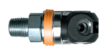 1/2" Industrial Pneumatic Q/D Swing Coupler - Male NPT  QD-SCINDMC8-8M