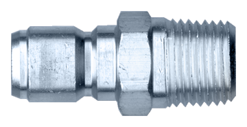 3/8" Stainless Steel Pressure Washer Q/D Nipple - Male NPT  QD-SSTN6-6M