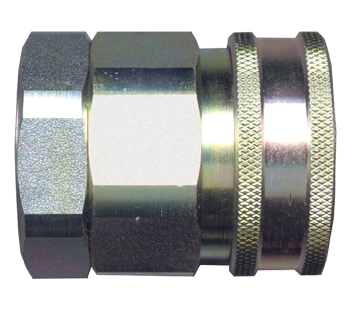 3/8 x 3/8" Steel Snap-Tite Hydraulic Q/D Coupler - Female NPT  QD-VHC6-6F