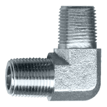 3/4" Steel Male NPT 90° Elbow  S1099-E