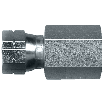 1/4 x 3/8" Steel Female 37° JIC - Female NPT Connector  S3526-6B