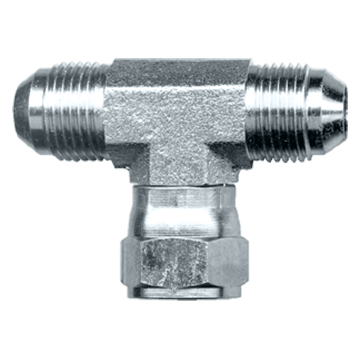 3/4" Steel Male 37° JIC - Male 37° JIC - Female 37° JIC Tee  S3545-12