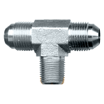 1 x 1" Steel Male 37° JIC - Male 37° JIC - Male NPT Tee  S3745-16H