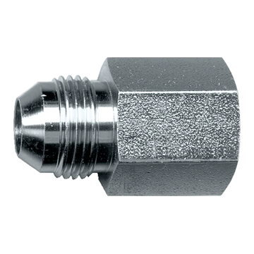 3/4 x 3/4" Steel Male 37° JIC - Female NPT Connector  S3746-12E