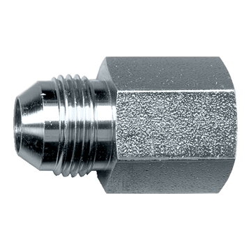 1/4 x 1/4" Steel Male 37° JIC - Female NPT Connector  S3746-4B