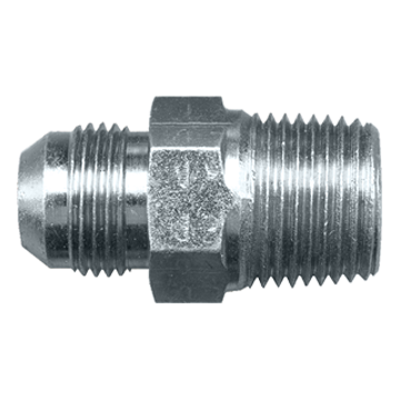 1-1/4 x 1-1/2" Steel Male 37° JIC - Male NPT Connector  S3748-20K