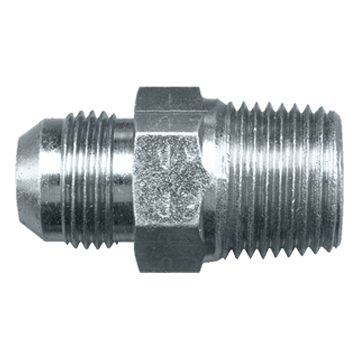 1/2 x 1" Steel Male 37° JIC - Male NPT Connector  S3748-8H