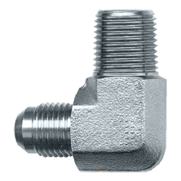 5/8 x 3/4" Steel Male 37° JIC - Male NPT 90° Elbow  S3749-10E