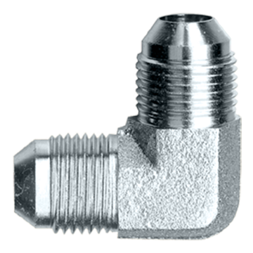 3/8" Steel Male 37° JIC - Male 37° JIC 90° Elbow  S3755-6