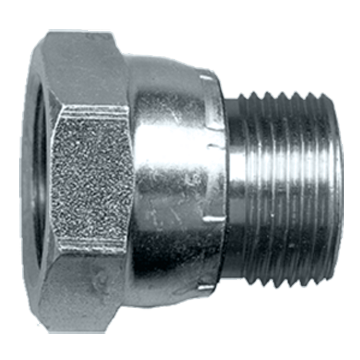 13/16"-16 x 11/16"-16 Steel Female ORFS Swivel - Male ORFS Connector  S3935-86