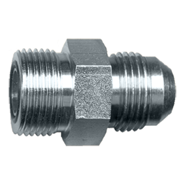 13/16"-12 x 3/4" Steel Male ORFS - Male 37° JIC Connector  S3937-12