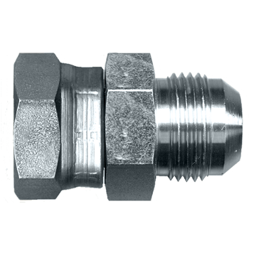 11/16"-16 x 3/8" Steel Female ORFS Swivel - Male 37° JIC Connector  S3937F-6