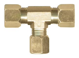5/8" Steel Metal Line Compression Tee  S6764-10