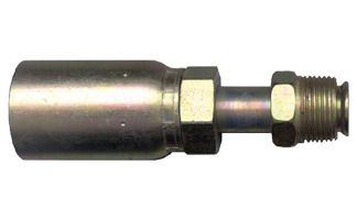 1/4 x 7/16"-24 Weatherhead® U-Series Hose Crimp - Male 45° SAE Inverted Flare Straight  SC635-44