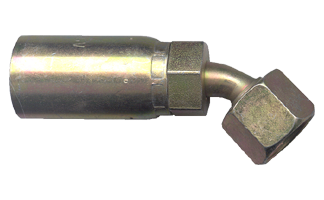 1/2 x 13/16"-16 Weatherhead® U-Series Hose Crimp - Female ORFS Swivel 45° Elbow  SC650-88