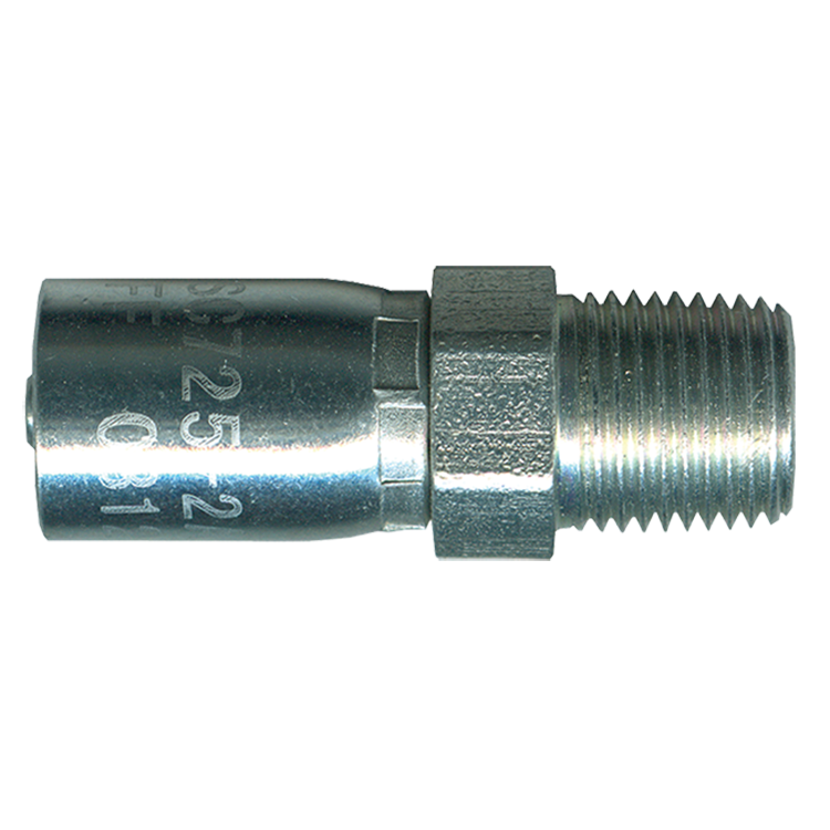 1/4 x 1/4" 100R7 Hose Crimp - Male NPT  SC725-4B