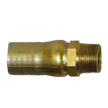 1/2" Piranha® Sewer Cleaning Hose Crimp - Male NPT  SCH25-8D