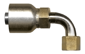 1/2 x 1"-14 Koman/Parker® 71 Series Hose Crimp - Female ORFS Swivel 90° Elbow  SCT959MS-810