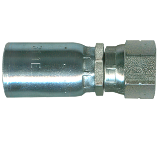 1/4 x 1/4" Weatherhead® 100R5 Series Hose Crimp - Female 37° JIC Swivel   SCW538-44